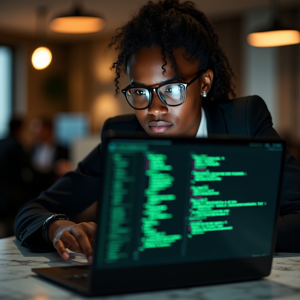 Developer examining server configuration files in a terminal environment